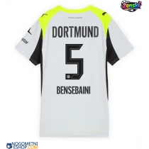 Ženski Nogometni dresi Borussia Dortmund Ramy Bensebaini #5 Gostujoči 2025-26 Kratek Rokav